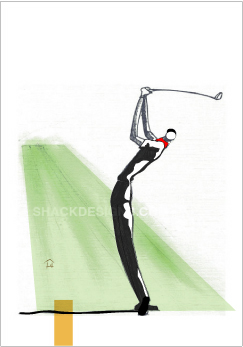 Golfer Illustration